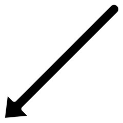 Down Left Arrow Icon