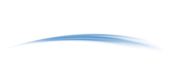 Luminous blue lines png of speed. Light glowing effect png. Abstract motion lines. Light trail wave, fire path trace line, car lights, optic fiber and incandescence curve twirl	
