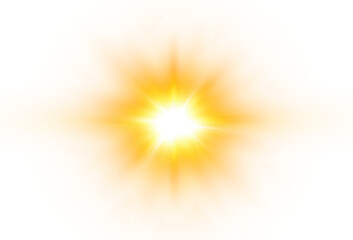 Light star gold png. Light sun gold png. Light flash gold png. vector illustrator. summer season beach	