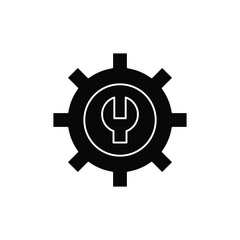 maintenance icon. solid icon