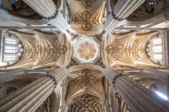 New Cathedral Of Salamanca Ceiling - Salamanca, Spain