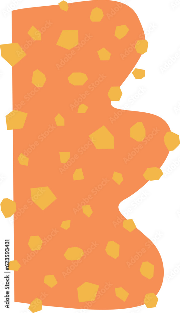 Poster abstract cutout dot shape. abstract element.