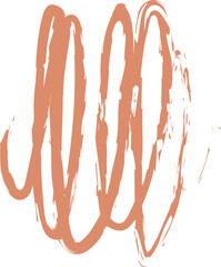 Abstract brush stroke vector. Abstract shape.