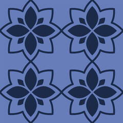 Vector. Seamless mediterranean geometric pattern, ornamental swatches. Talavera template. Portuguese Azulejo. Turkish decoration. Moroccan mosaic. Spanish porcelain. Ceramic dishes, folk ornament.