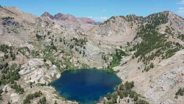 Aerial view of the beautiful Liberty Lake