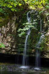 A tiny waterfall in the Yorkshire dales