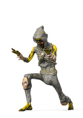 Fototapeta premium zombie is praying