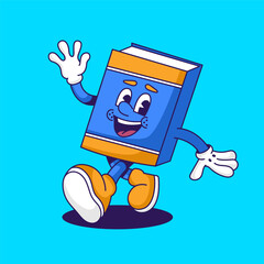 Book Mascot vector illustration