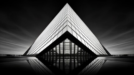 Stylish contemporary architecture amidst scenic natural