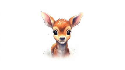 deer portrait Generative AI