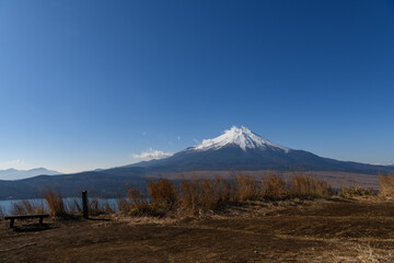 大平山からみた富士山