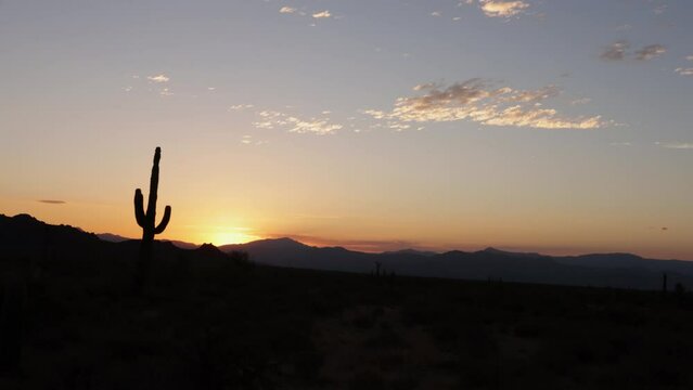 2023 Arizona Sunrise Desert Heat Wave Time-Lapse Footage 