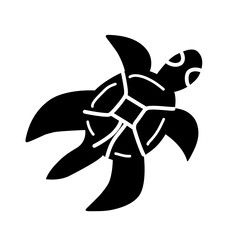 Sea animal silhouette 