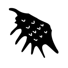 Sea animal silhouette 