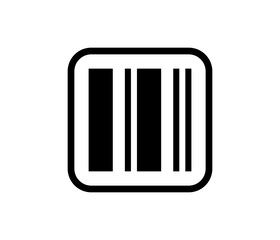 Barcode vector icon.