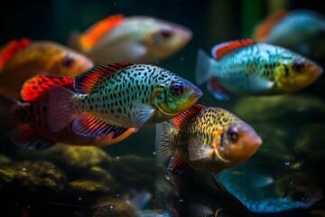 Fototapeta premium Colourful Fish 