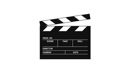 Clapper board vector illustration 