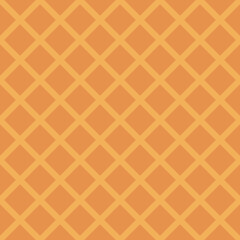 Orange Diamond Waffle Seamless Pattern