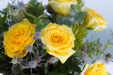 Flowers, bouquet of flowers, close-up high resolution, a gift