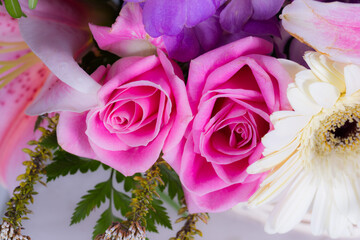 Flowers, bouquet of flowers, close-up high resolution, a gift
