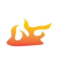 gradient orange fire flame