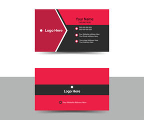 Creative corporate business modern corporate business postcard Modern and simple business card design template