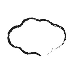 Fototapeta premium white cloud with line brush