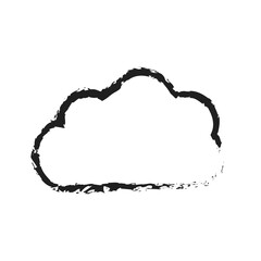 Fototapeta premium white cloud with line brush