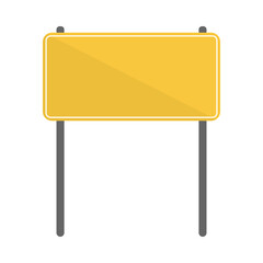 Obraz premium Blank Sign Vector