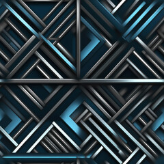 futuristic metallic grids
