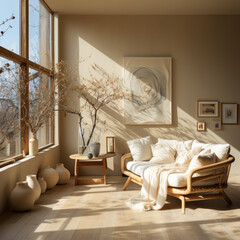  Contemporary Interior Design Background. Scandinavian Living Room
