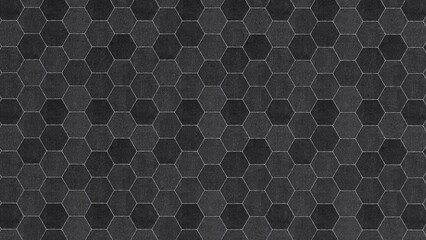 Pattern Hexagonal black background