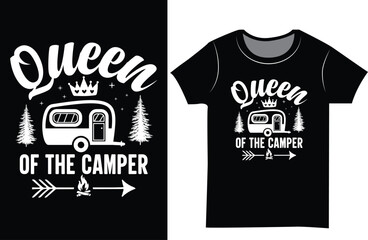 Hiking Camping Camp vector graphic T-shirt.  Mountain camp beer shirt.