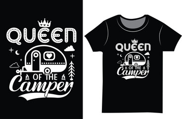 Hiking Camping Camp vector graphic T-shirt.  Mountain camp beer shirt.