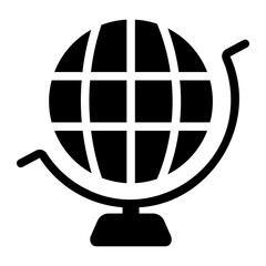 globe glyph icon