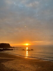 Fototapeta premium sunset on the beach