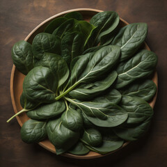 Obraz premium spinach leaves