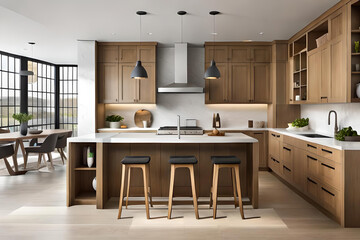 modern kitchen interior