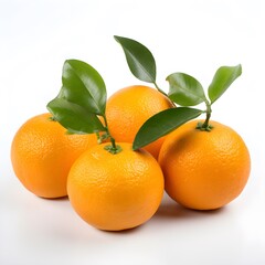 oranges with leaves