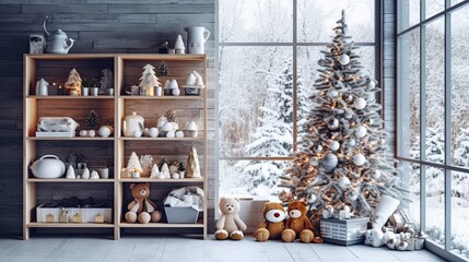 Cozy Christmas Haven: A Teddy Bear's Winter Wonderland