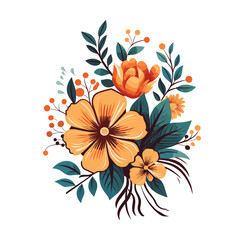 flowers, TShirt Design , graphic design, Generative Ai