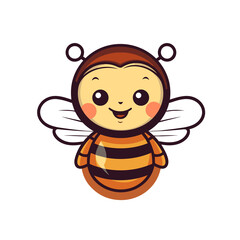 Honey bee Cute , TShirt Design , graphic design, Generative Ai
