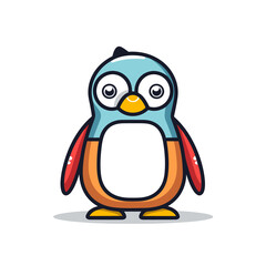Obraz premium PenguinCute , TShirt Design , graphic design, Generative Ai