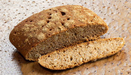 oat bran bread with coriander
