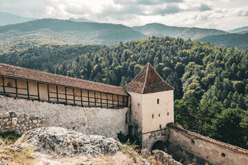 Fototapeta na wymiar Raznov Citadel Romania