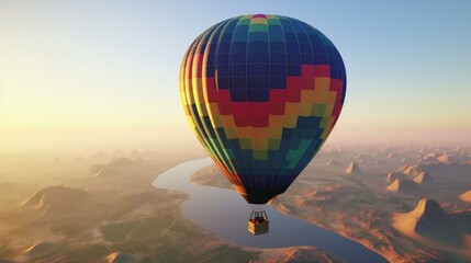 Obraz premium hot air balloon in the sky