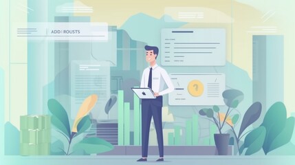 Business money economy theme background