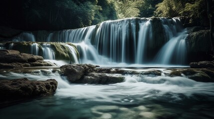 Fototapeta premium waterfall in the forest