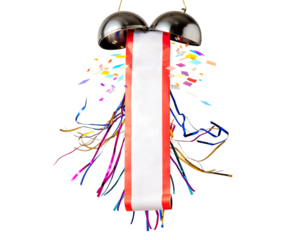 割れたくす玉から下がった　空白の垂れ幕