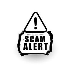 get your technology safe with scam alert alarm background